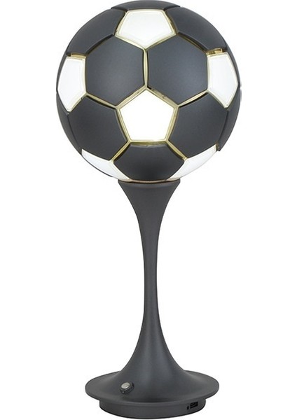 Yaratıcı Futbol Gece Lambası USB Şarj Dokunmatik Hediye Masa Lambası Futbol Atmosfer Işığı (Yurt Dışından)