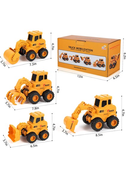 2 3 4 5 6 + Yaşındaki Erkek Çocuklar Için Inşaat Oyuncakları Küçük Çocuklar Kızlar, Sandbox Ekskavatör Oyuncak Kamyonlar Inşaat Kamyonu Oyuncak Araçlar Buldozer Yol Silindiri Oyunc (Yurt Dışından) fiyatları