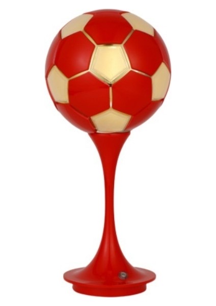 Yaratıcı Futbol Gece Lambası USB Şarj Dokunmatik Hediye Masa Lambası Futbol Atmosfer Işığı (Yurt Dışından)