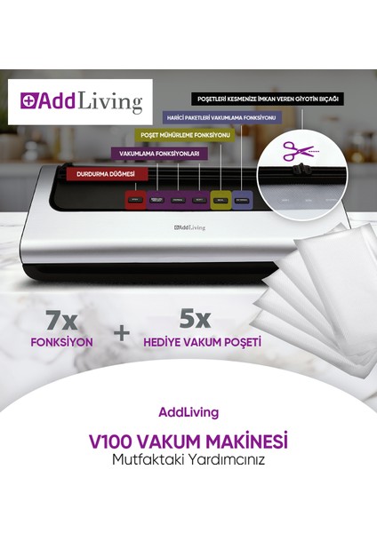 Addliving Vakum Makinesi V100
