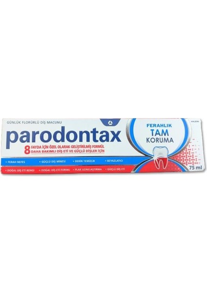 Florürlü Diş Macunu Ferahlık Tam Koruma 75 ml