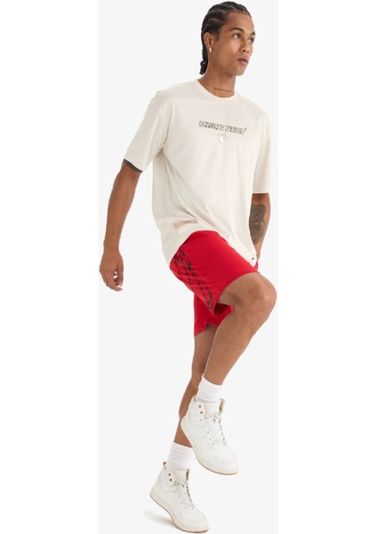 fit Nba Miami Heat Standart Fit Sporcu Kısa Paça ŞORT E2344AX25SP