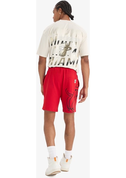 fit Nba Miami Heat Standart Fit Sporcu Kısa Paça ŞORT E2344AX25SP