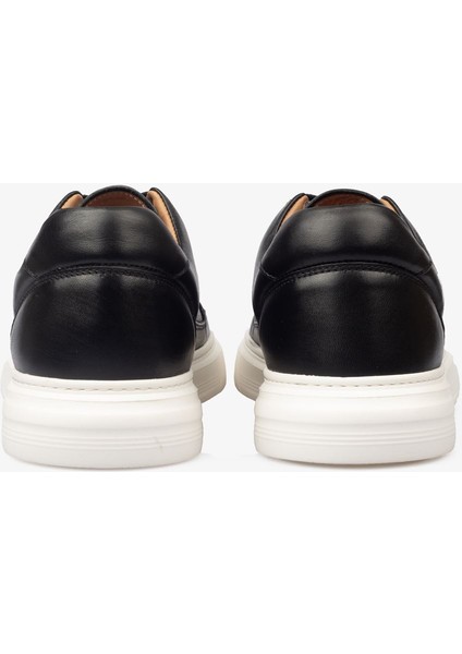 Erkek Sneaker Ayakkabı Hakiki Deri - 2401 Siyah/beyaz 3154