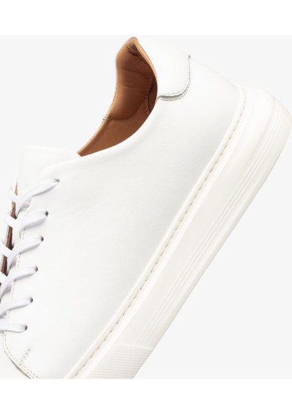 Erkek Sneaker Ayakkabı Hakiki Deri - 2201 Beyaz/beyaz 3154 indirimleri