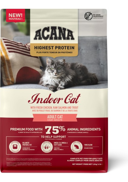 Highest Protein (Yüksek Protein) Indoor Yetişkin Kedi Maması 1,8 kg