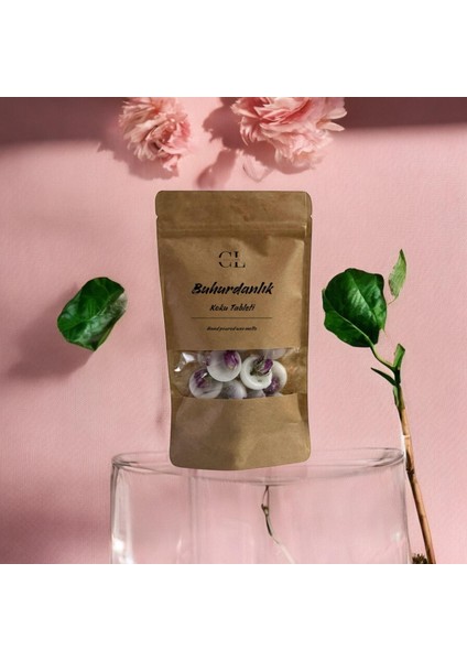 Buhurdanlık Koku Tableti Gül Kokusu Mum Erimesi Soya Mumu, El Yapımı Soya Wax