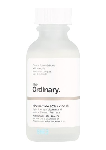 Niacinamide Essence Stok 10% + 1% Çinko Cilt Rengini Aydınlatır Gözenekleri Küçültür 30ML Beyaz Beyaz (Yurt Dışından)