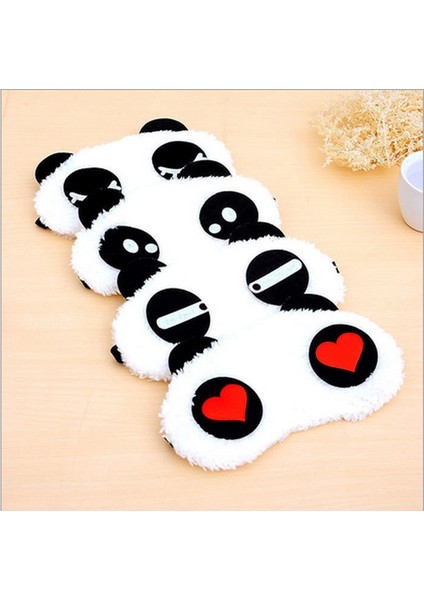 1pc Sevimli Yüz Beyaz Panda Göz Maskesi Siperliği Gölgeleme Uyku Pamuk Gözlük Göz Maskesi Uyku Maskesi Göz Kapağı Sağlıkb（b） (Yurt Dışından) fırsatları