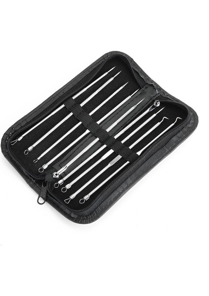 Adet/paket Paslanmaz Çelik Profesyonel Siyah Nokta Remover Aracı Kiti Akne Leke Komedon Çıkarıcı Iğne Cilt Gözenek Temizleme (Yurt Dışından) modelleri