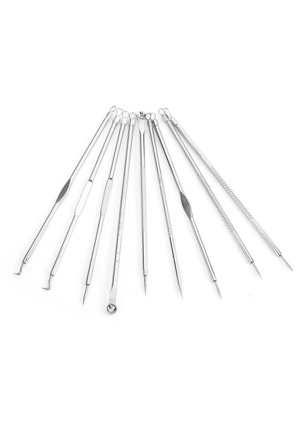 Adet/paket Paslanmaz Çelik Profesyonel Siyah Nokta Remover Aracı Kiti Akne Leke Komedon Çıkarıcı Iğne Cilt Gözenek Temizleme (Yurt Dışından) fırsatları
