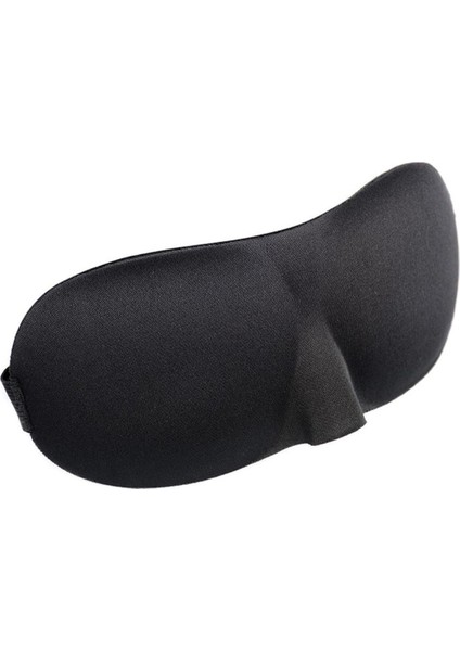 1 Adet 3D Uyku Maskesi Doğal Uyku Göz Maskesi Siperliği Kapak Gölge Göz Bandı Kadın Erkek Yumuşak Taşınabilir Seyahat Eyepatchblack (Siyah) (Yurt Dışından)