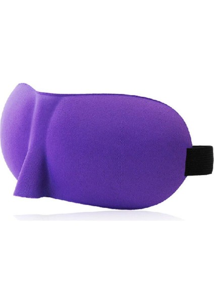 Adet 3D Uyku Maskesi Doğal Uyku Göz Maskesi Siperliği Kapak Gölge Göz Bandı Kadın Erkek Yumuşak Taşınabilir Seyahat Eyepatchpurple (Mor) (Yurt Dışından)