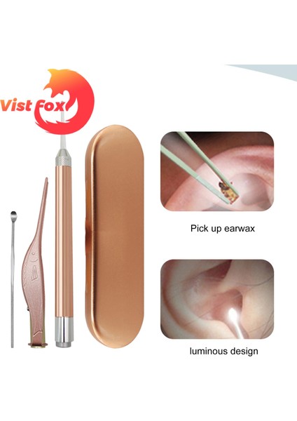 Vist Fox Kulak-Pick Cımbız Katı Kulak Temizleme Aracı Balmumu Küret Sökücü (Yurt Dışından) indirimleri