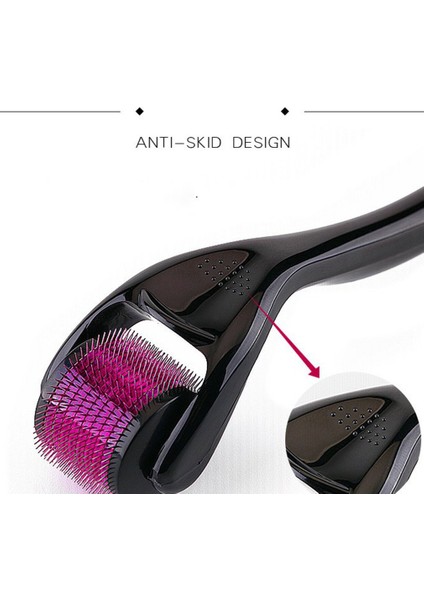 Yüz 540 Iğneler Derma Silindirleri Yüz Güzellik Bakım Aracı Siyah 1.5mm Için Mikro Iğne Silindirleri (Yurt Dışından) fiyatları