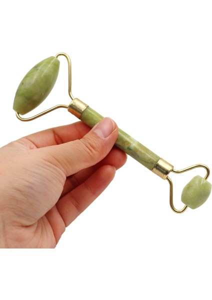 Adet Yüz Yeşim Itme Massageador Yüz Germe Araçları Yüz Masajı Cilt Bakımı Doğal Yeşim Rulo Çift Kafa Yüz Güzellik Masajı (Yurt Dışından) fiyatları