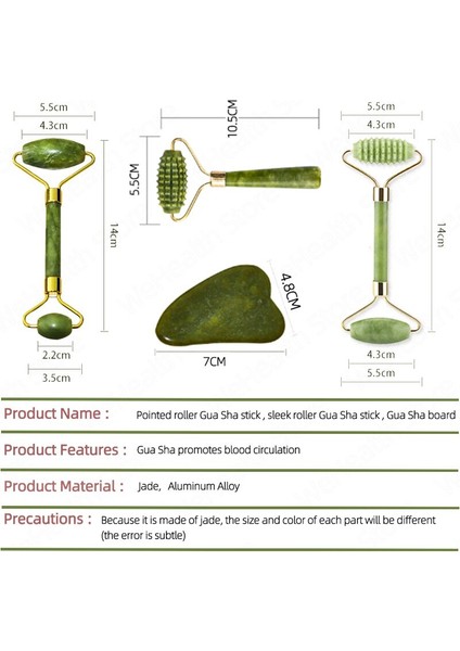 Doğal Yüz Masajı Guasha Yeşim Rulo Kazıyıcı Yüz Cilt Bakımı Araçları Rulo Masaj Microniddle Yüz Temizleyici Cilt Bakımı (Yurt Dışından) fırsatları