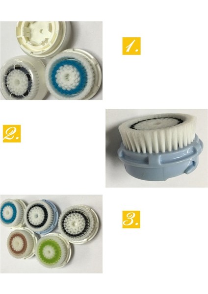 Fabrika Doğrudan Yıkama Yüz Temizleme Fırçası Başlığı Beşi Bir Arada Yedek Fırça (Yurt Dışından) modelleri