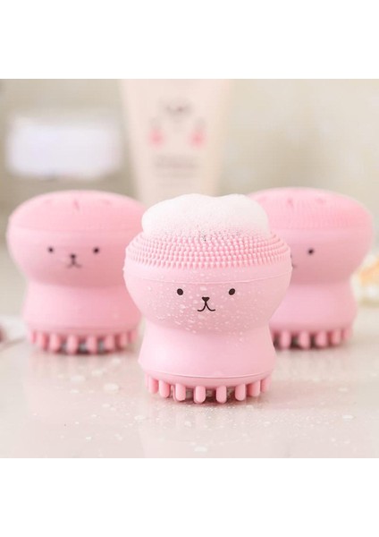 Silikon Yüz Temizleme Fırçası Ahtapot Şekli Yüz Temizleyici Eksfoliyator Yüz Fırçalama Yıkama Fırçası Burun Fırçası Cilt Bakımı Aracı (Yurt Dışından)