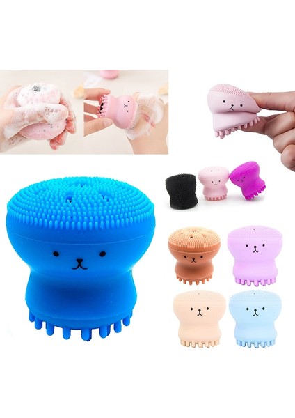 Silikon Yüz Temizleme Fırçası Ahtapot Şekli Yüz Temizleyici Eksfoliyator Yüz Fırçalama Yıkama Fırçası Burun Fırçası Cilt Bakımı Aracı (Yurt Dışından) fiyatları