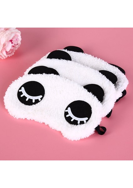 Sevimli Yüz Beyaz Panda Göz Maskesi Siperliği Gölgeleme Uyku Pamuk Gözlük Göz Maskesi Uyku Maskesi Göz Kapağı 3 Stiller Zavallı Yüz (Acınası Yüz) (Yurt Dışından) fırsatları