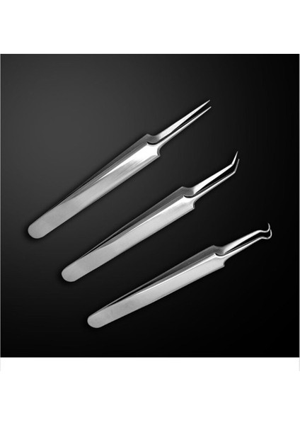 Paslanmaz Çelik Akne Cımbız Klip Siyah Nokta Kaldırma Whitehead Leke Çıkarıcı Iğne Cımbız Yüz Bakımı Güzellik Aracı (Yurt Dışından)