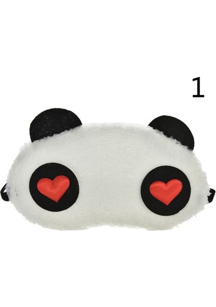 Sevimli Yüz Beyaz Panda Göz Maskesi Siperliği Gölgeleme Uyku Pamuk Gözlük Göz Maskesi Uyku Maskesi Göz Kapağı 3 Stiller Kırmızı Kalp 1 (Kırmızı Kalp 1) (Yurt Dışından) indirimleri