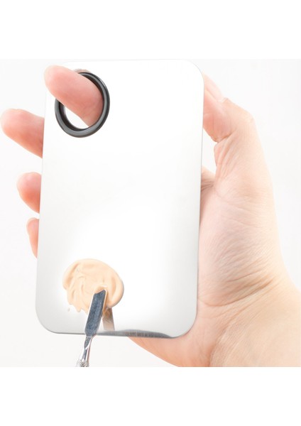 Makyaj Karıştırma Paleti Paslanmaz Çelik Kozmetik Paleti Profesyonel (Yurt Dışından) indirimleri