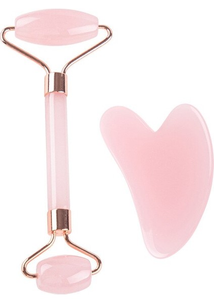 Pembe Gua Sha Rulo Masaj Yüz Reçine Yüz Masajı Rulo Güzellik Cilt Bakımı Guasha Kazıma Tahtası Vücut Yüz Masaj Aletleri (Yurt Dışından) indirimleri