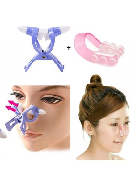 Burun Şekillendirme Şekillendirici Kaldırma + Köprü Doğrultma Güzellik Klip Clipper Seti Kadın Kız Masaj Burun Bakımı Toolstype 3 (Tip 3) (Yurt Dışından) modelleri