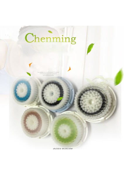 Fabrika Doğrudan Yıkama Yüz Temizleme Fırçası Başlığı Beşi Bir Arada Yedek Fırça - Beyaz Derin (Yurt Dışından) fırsatları