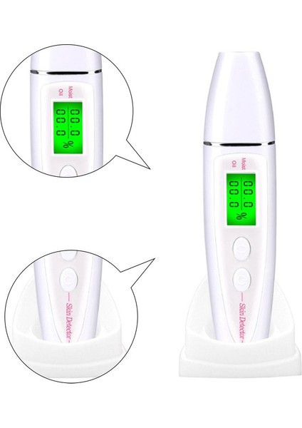 Skin Yzer 3'ü 1 Arada LCD Ekran Vücut Yağı Su Yzers Nem Test Cihazları Beyaz (Yurt Dışından) indirimleri