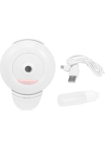 Elde Taşınabilir Yüz Nemlendirici Sprey Güzellik Aleti Otomatik Zamanlayıcı Doldurma Açık Beyaz (Yurt Dışından)