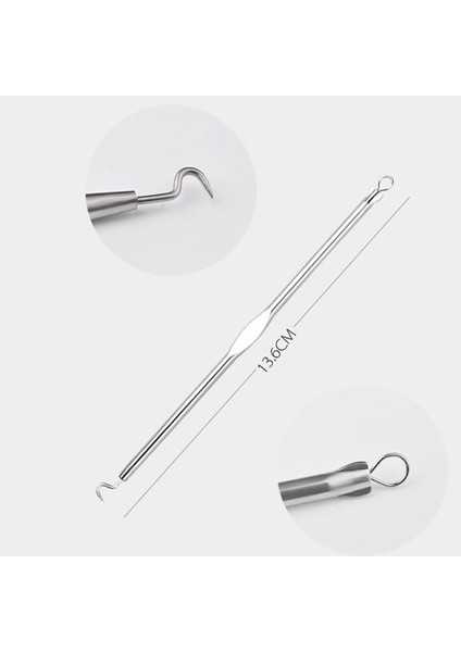 5 Adet Paslanmaz Çelik Çift Kafa Siyah Nokta Çıkarıcı Setleri Sıhhi Yüz Akne Püstül Iğne Siyah Nokta Çıkarıcı Cilt Bakımı Araçları (Yurt Dışından) fırsatları