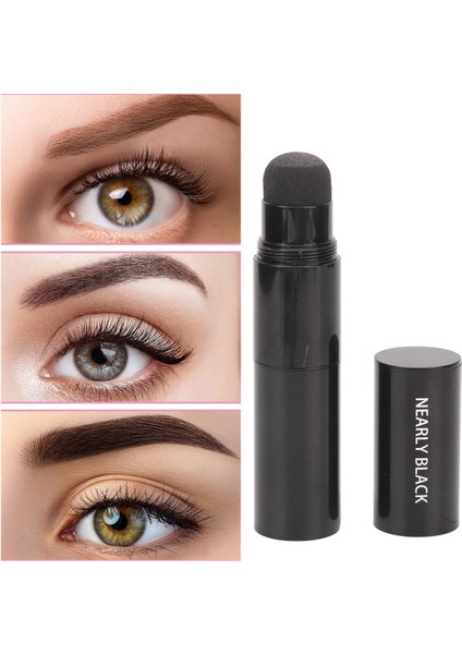 Hao Kan Kaş Damga Setleri Su Geçirmez Uzun Ömürlü Bulaşmaya Dayanıklı Yüksek Pigmentli Hafif Göz Kaş Şablon Seti (Yurt Dışından)