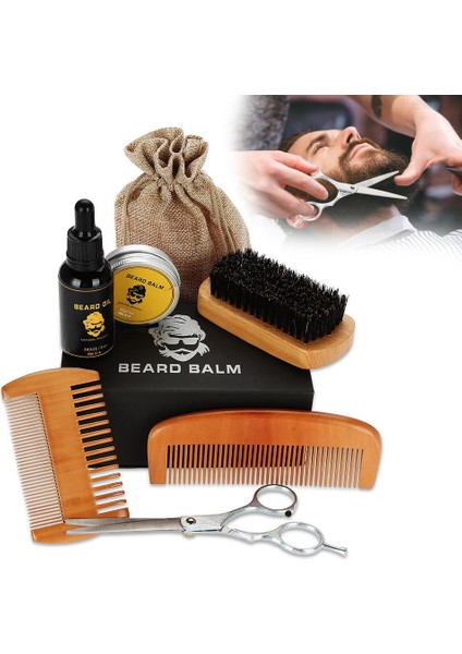 Ekmek Yağı Balsamı Sakal Şekillendirme Bıyık Büyüyen Nemlendirici Pürüzsüzleştirici Sakal Bakım Seti Erkekler Için (Yurt Dışından) fırsatları