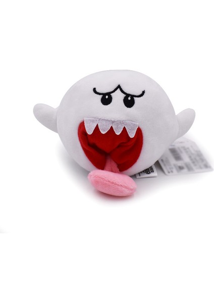 Süper Mario Küçük Beyaz Dil Dışarı Utangaç Hayalet Peluş Bebek (Yurt Dışından)