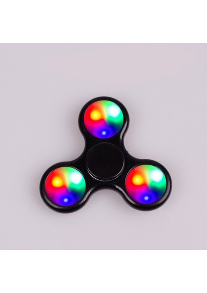 Clover Glitter Fidget Spinner Işıklı Oyuncak (Yurt Dışından)