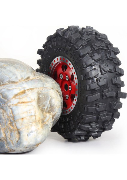 1.0 Inç Metal Beadlock Tekerlek Lastiği Seti 1/18RC Paletli Araç Kahverengi (Yurt Dışından) indirimleri