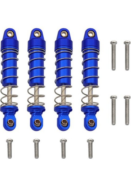 4 Adet 1/18 -4m Simülasyon Tırmanma Model Arabası, Mavi (Yurt Dışından)