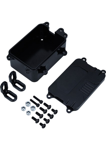 Alıcı Kutusu Esc Kutusu SCX10 1/10 Rc Paletli Araç Için, Kırmızı (Yurt Dışından)