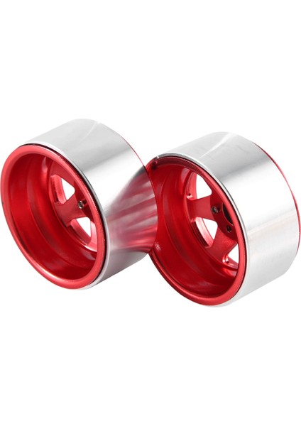 Ofset -8.9mm Metal 1.9 Inç Beadlock Jant Göbeği, Kırmızı (Yurt Dışından) fırsatları