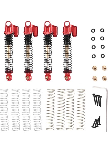 4 Adet 53MM Amortisör Axial SCX24 AX24 1/24 Rc Araba Için, 2 (Yurt Dışından)