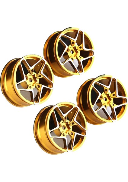 Metal Tekerlek Göbeği 1.9 Inç Tırmanma Araba Jantı, Altın (Yurt Dışından)