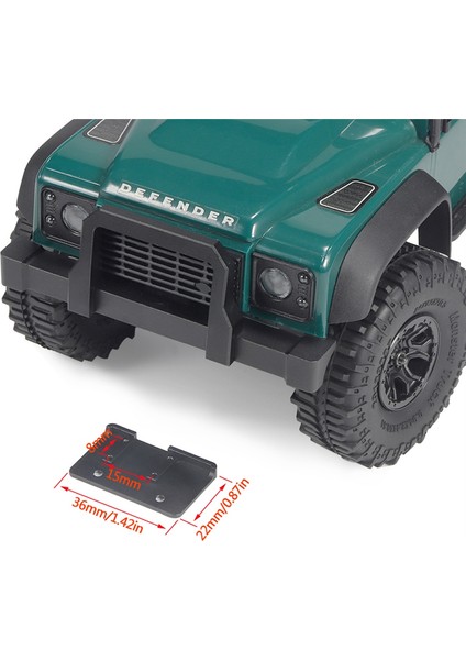 TRX4M -4m Için Ön Izgaralı Metal Ön Tampon (Yurt Dışından)