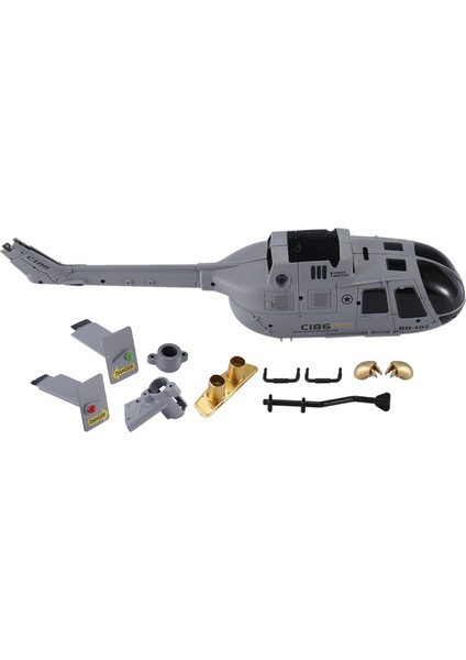C186 C-186 Pro Kabuk Kılıfı Seti Rc Helikopter, Gri (Yurt Dışından)