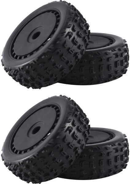 4 Adet 116MM 1/8 Rc Off-Road Lastik Jant 17MM Altıgen,2 (Yurt Dışından)
