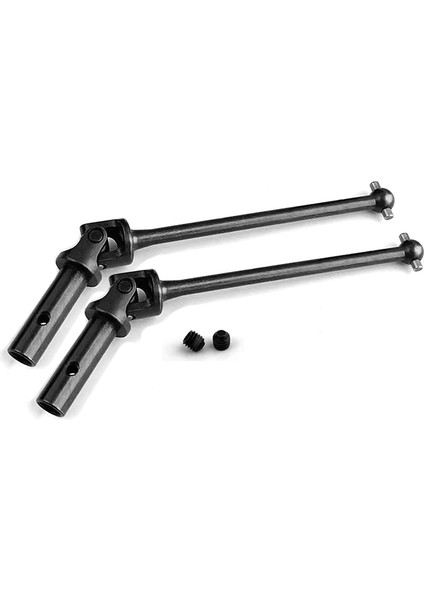 2 Adet Metal Ön Tahrik Mili Cvd Tahrik Mili 312809 1/8 Rc Araba Için (Yurt Dışından)