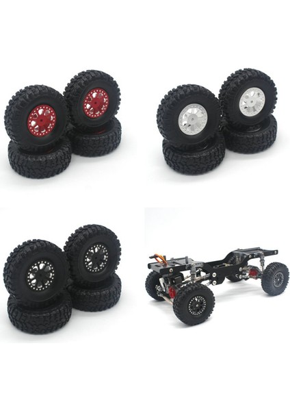 4 Adet 67MM Lastik Tekerlek Mn D90 MN98 MN99S C34 Rc Araba Için, 3 (Yurt Dışından)