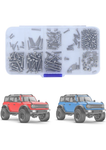 M1.6 M2 M2.5 Sınıf 12.9 Altıgen Vida Somunları TRX4M 1/18 Rc Araba Için (Yurt Dışından)